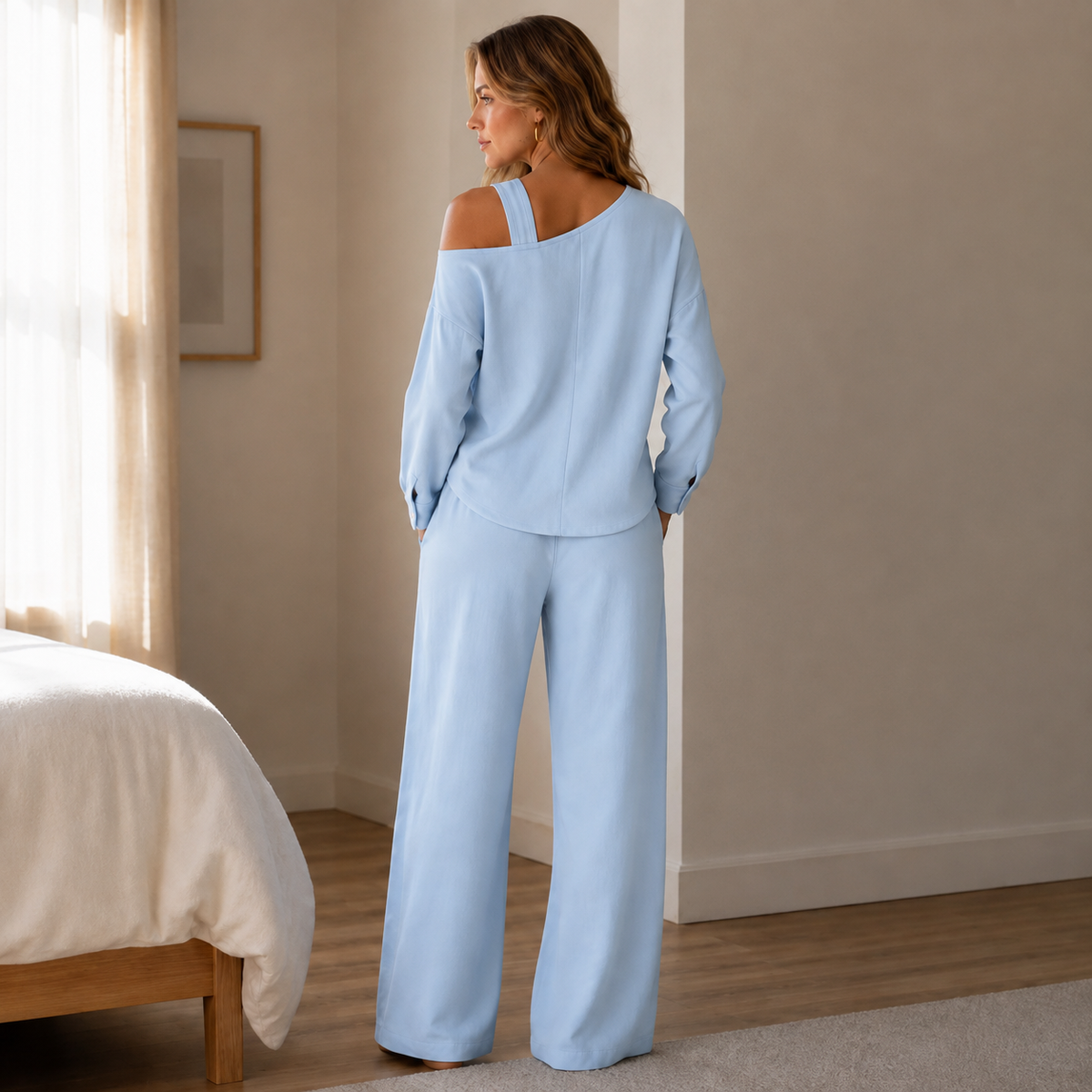 Vivian | One-Shoulder Two-Piece Set