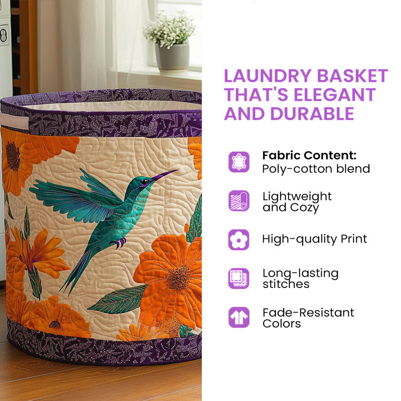Schnauzer Joy | Quilted Laundry Basket