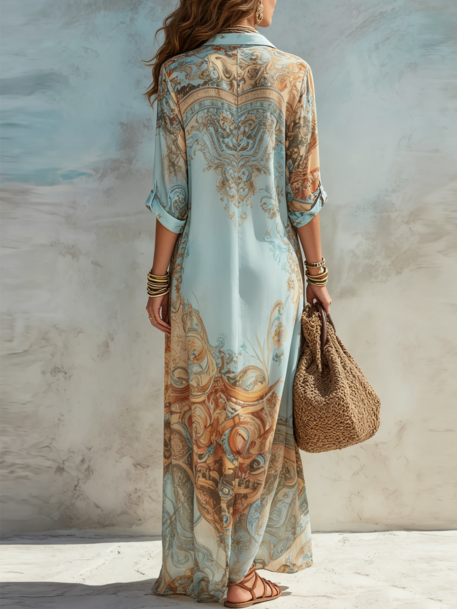 Isabella | Floral Chiffon Maxi Dress