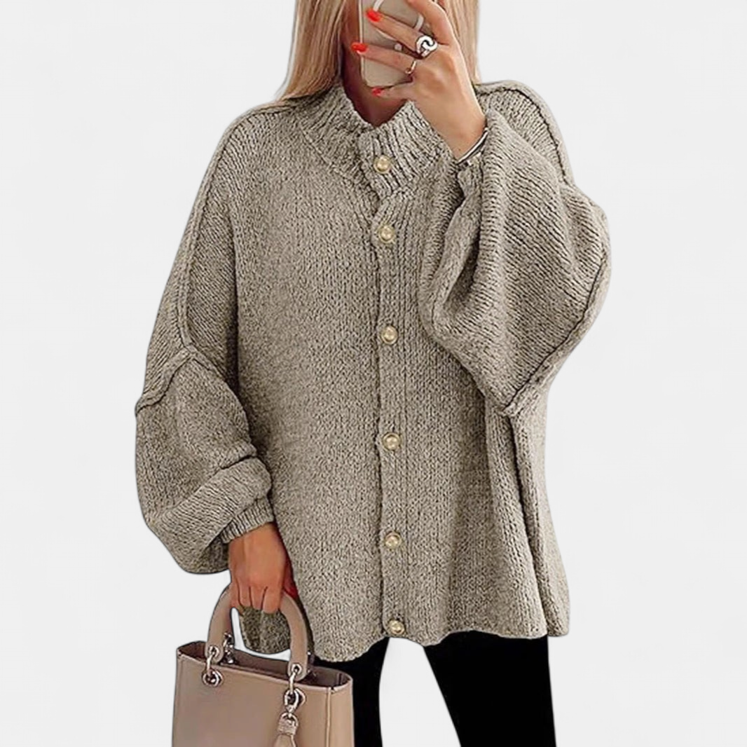 Olivia | Chunky Button Cardigan