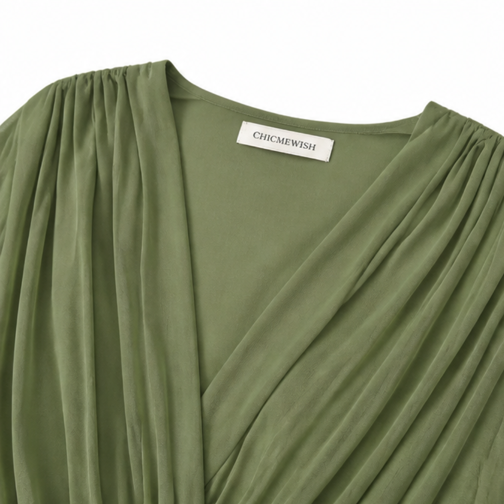 Mirabelle | Flowing V-Neck Midi Dress
