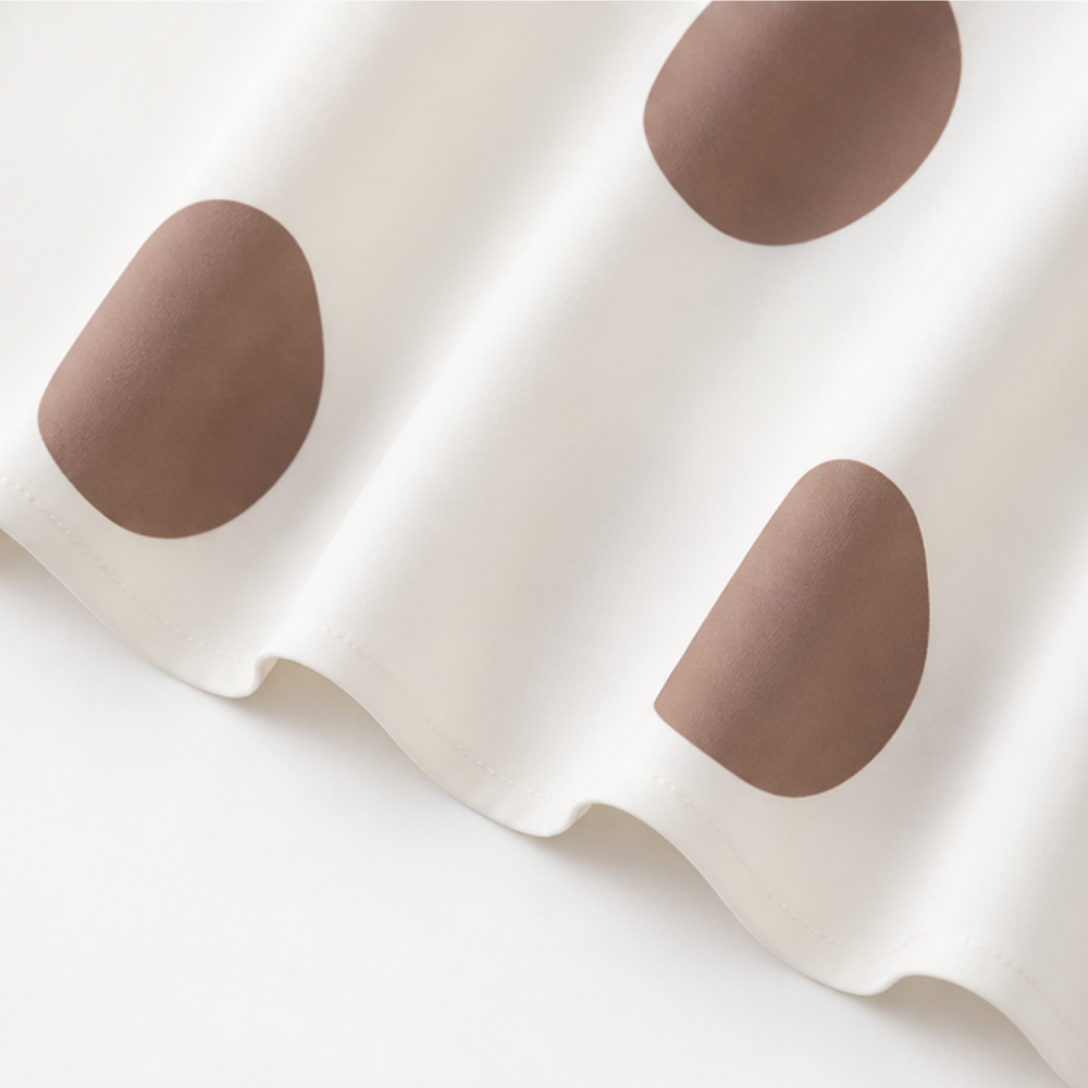 Marlowe | Belted Polka Dot Midi Dress
