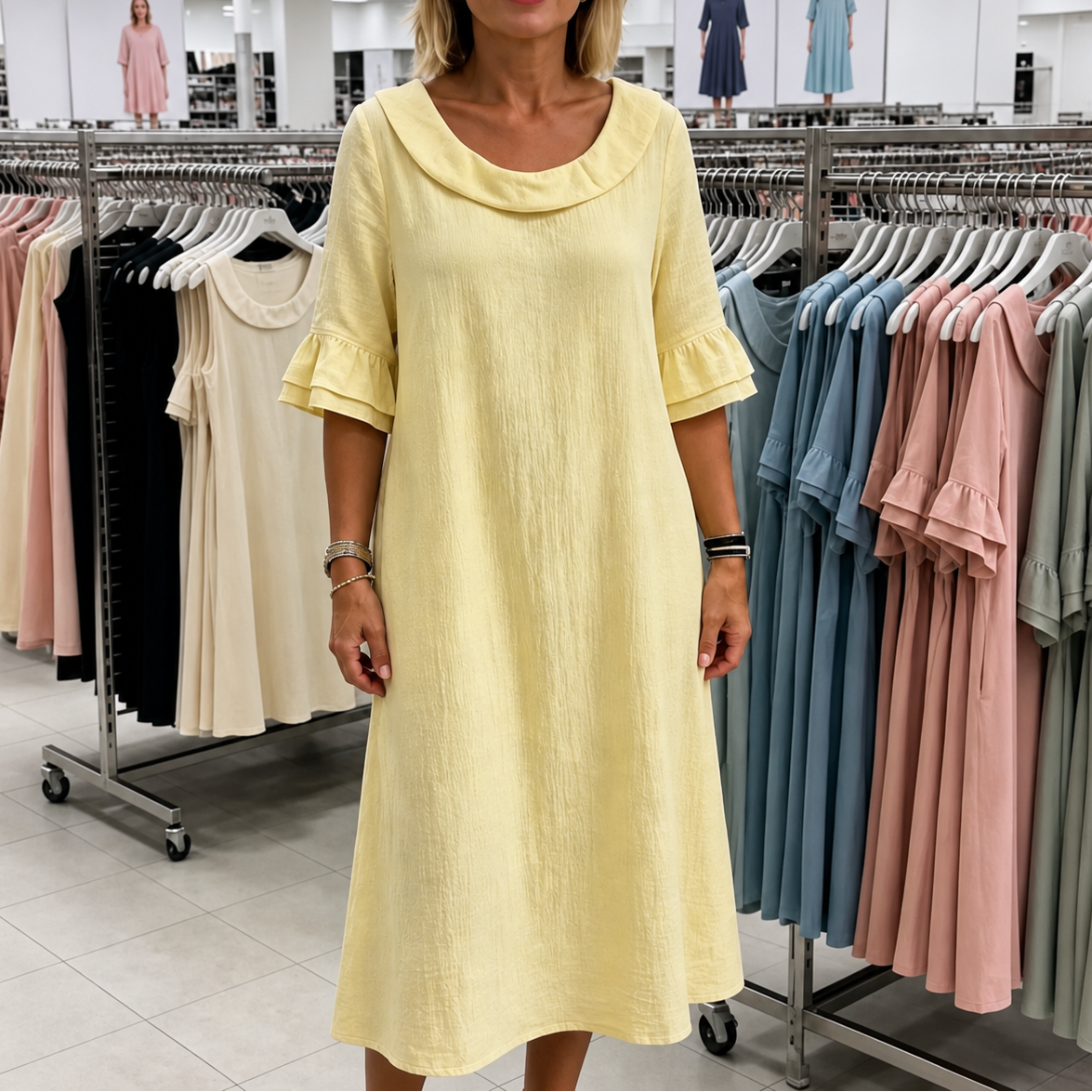 Elena | A-Line Midi Dress
