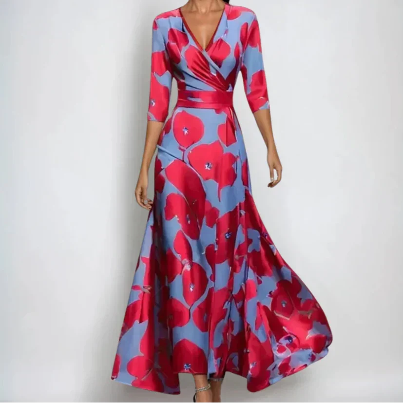 Emily | Floral Wrap Dress