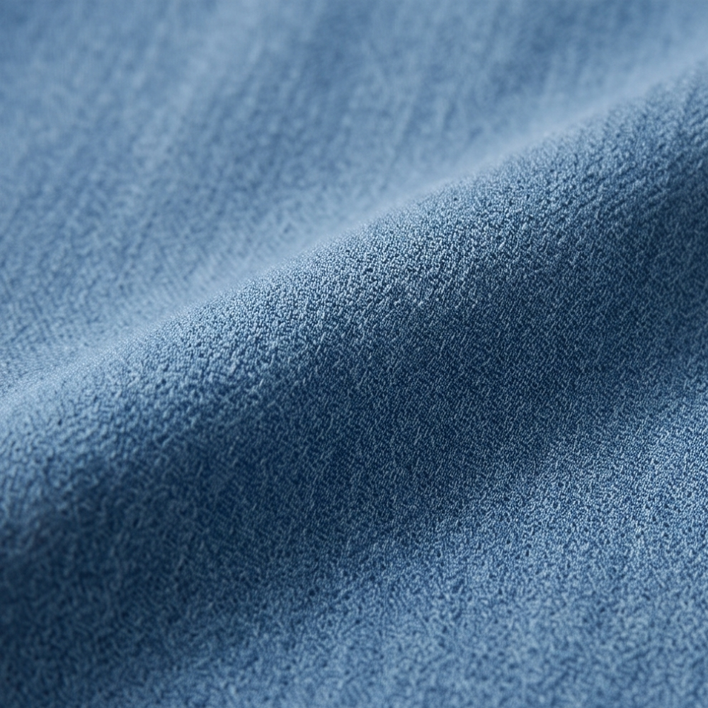 Mavira | Ruffle-Hem Denim Dress