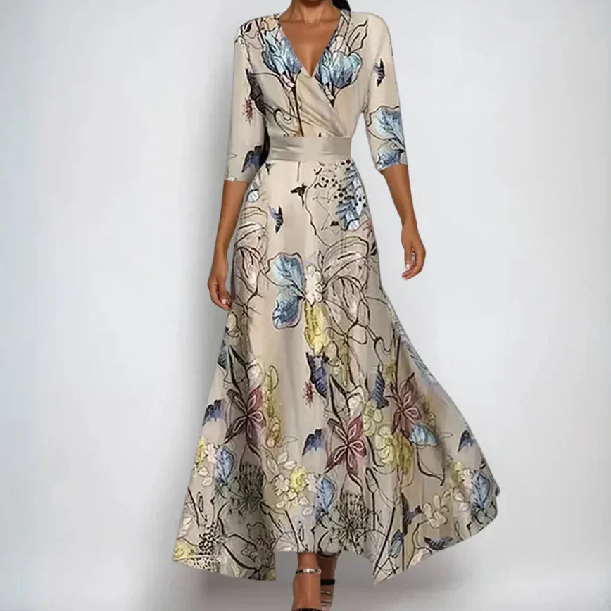 Emily | Floral Wrap Dress