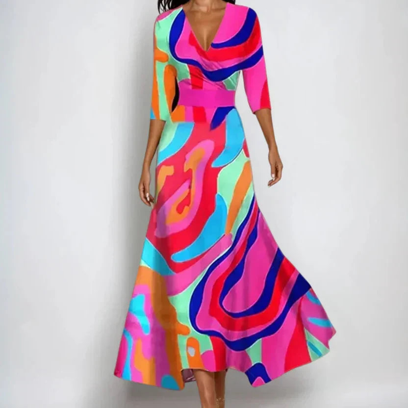 Emily | Floral Wrap Dress