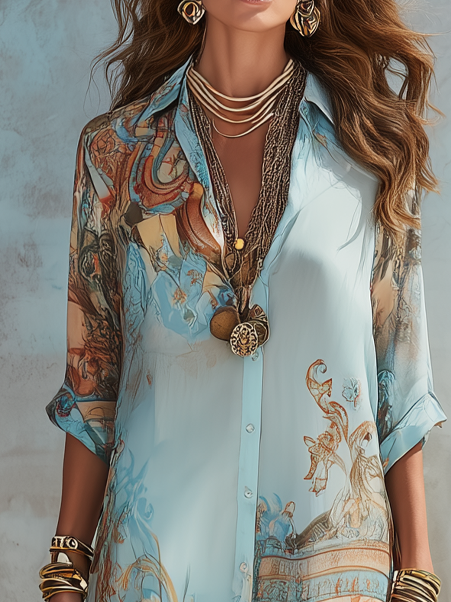 Isabella | Floral Chiffon Maxi Dress