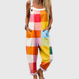 COLOR BLOCK JUMPSUIT