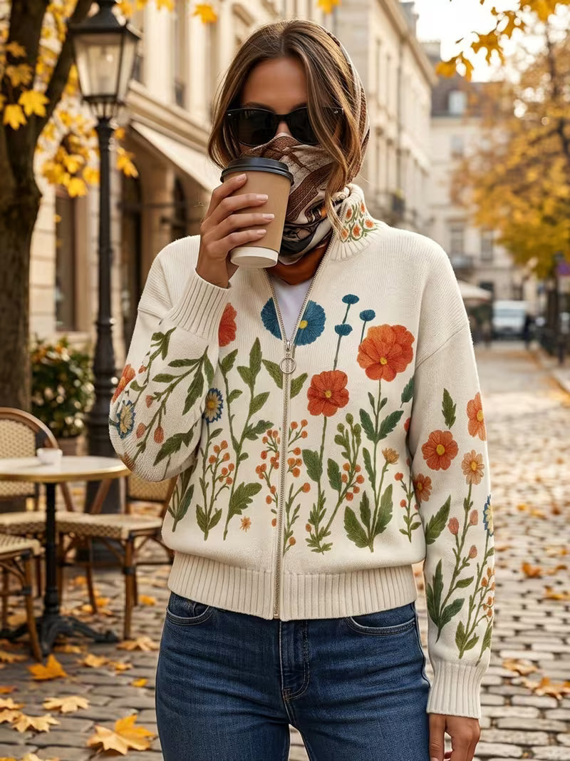 Wrenna | Wildflower Meadow Cardigan