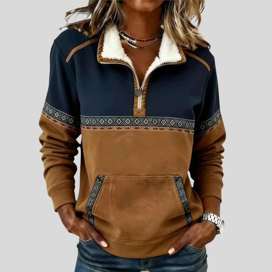 Esme | Sherpa Collar Pullover