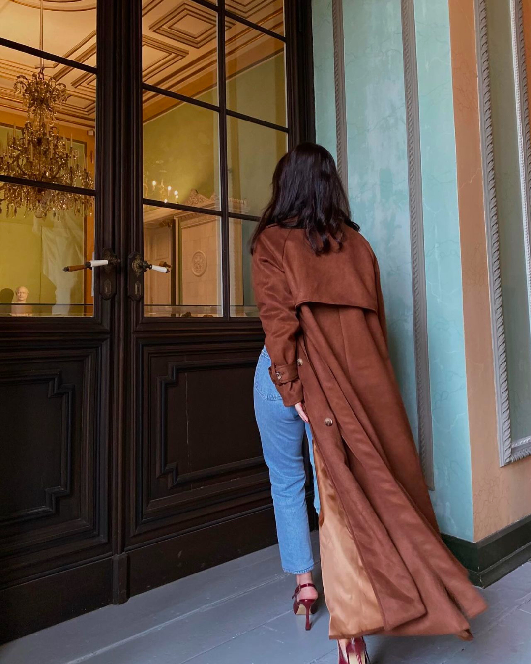 Vivian | Suede Trench Coat