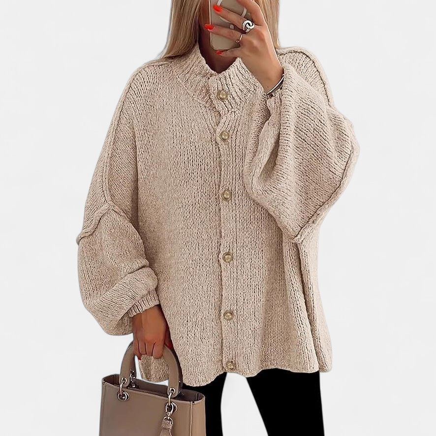 Olivia | Chunky Button Cardigan
