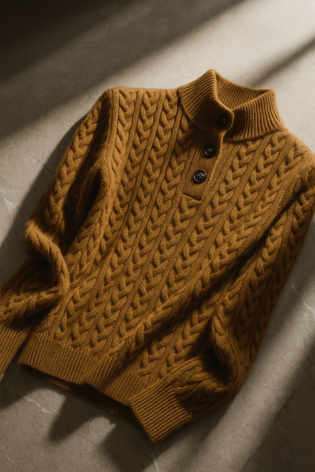 Arden | Cable-Knit Button-Up Sweater