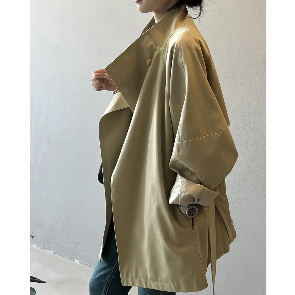 Margot | Stand Collar Trench Coat