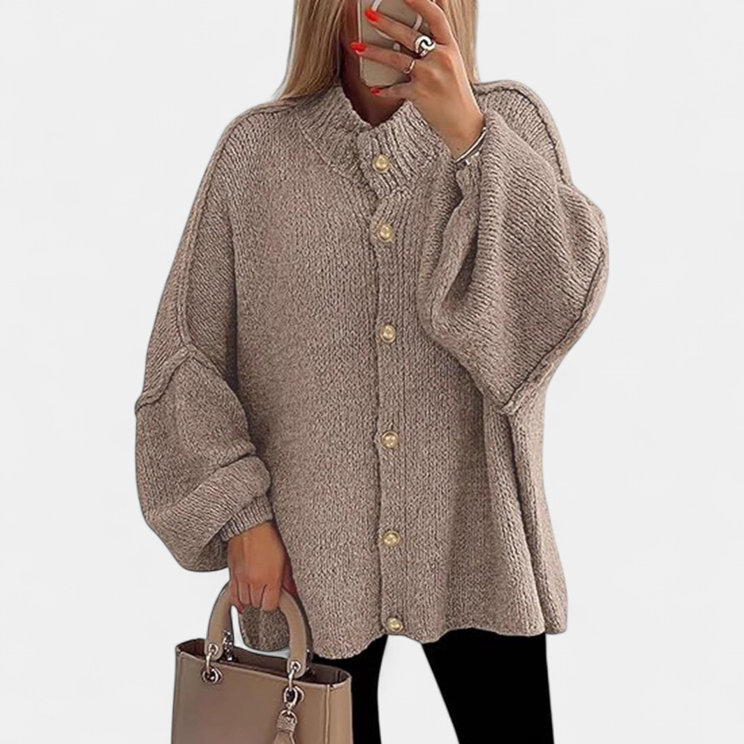 Olivia | Chunky Button Cardigan