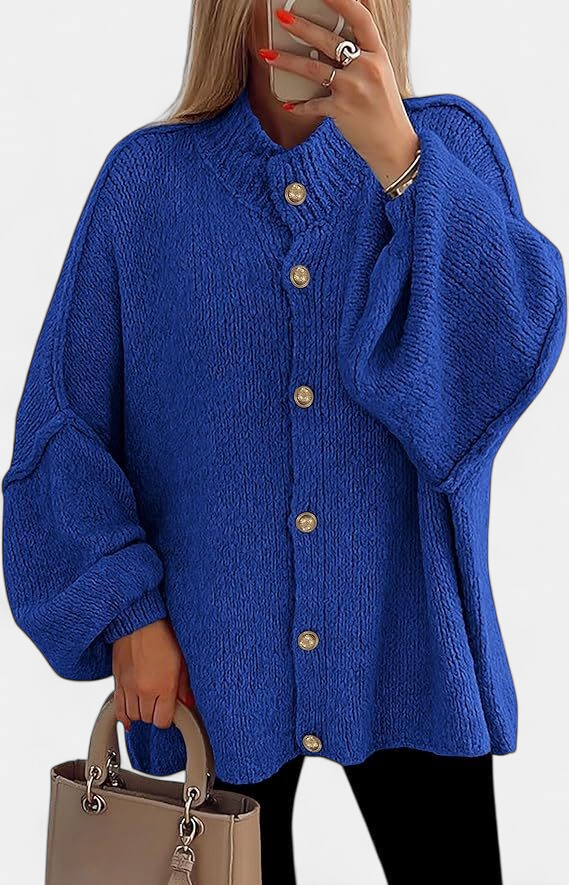 Olivia | Chunky Button Cardigan
