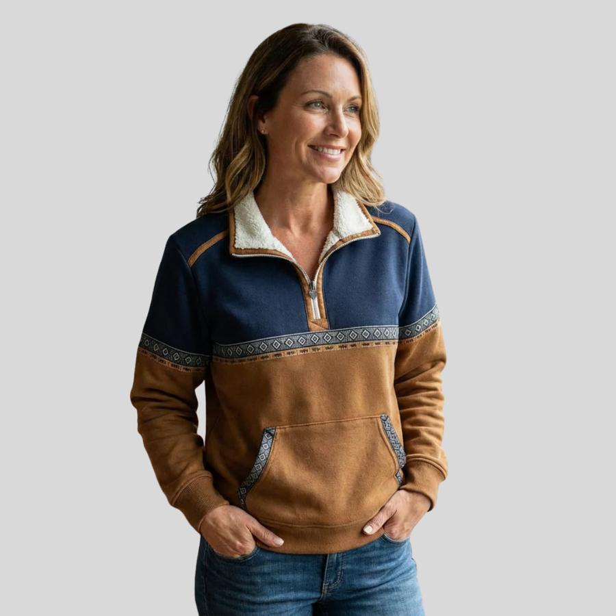 Esme | Sherpa Collar Pullover