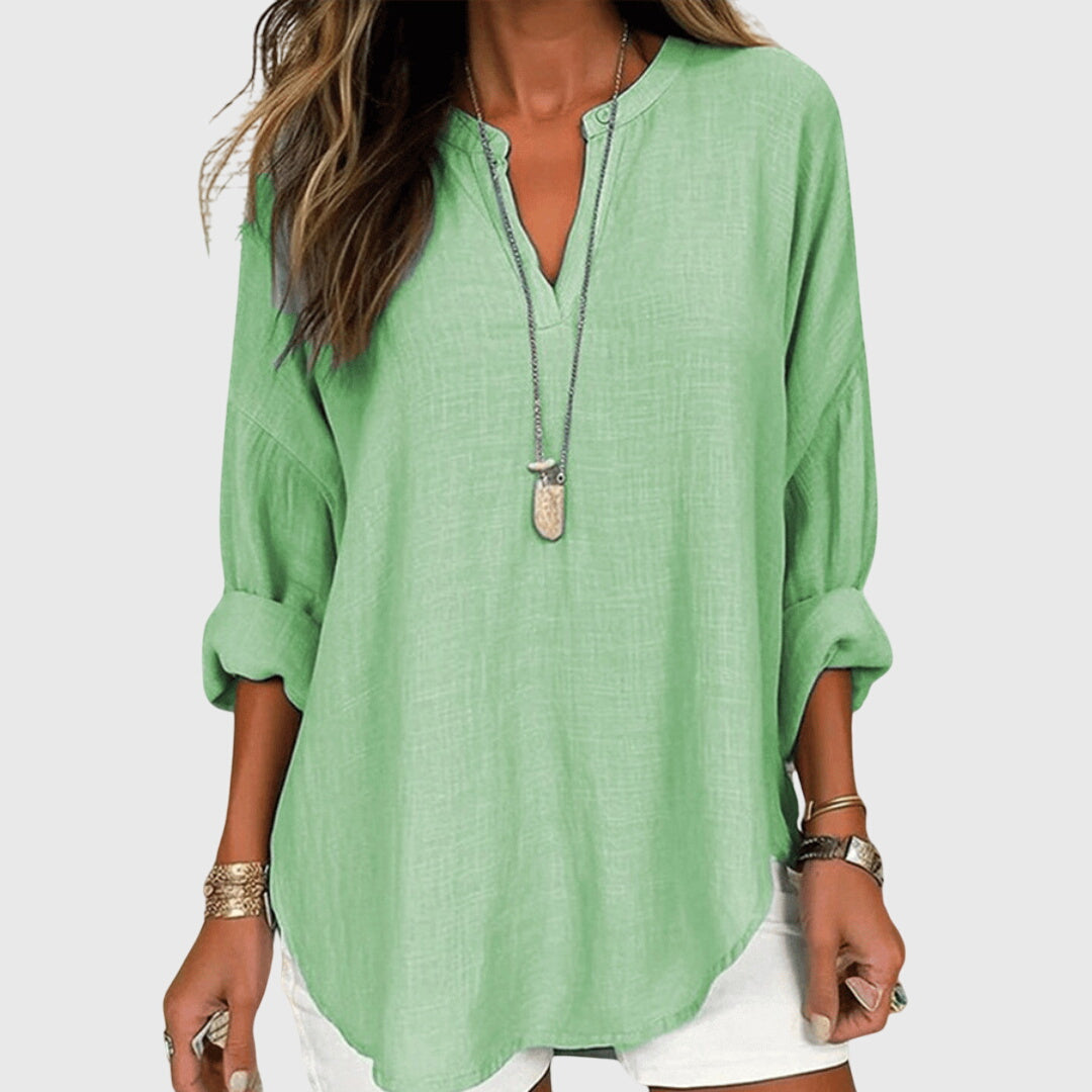 Lenora | Relaxed Button-Down Shirt
