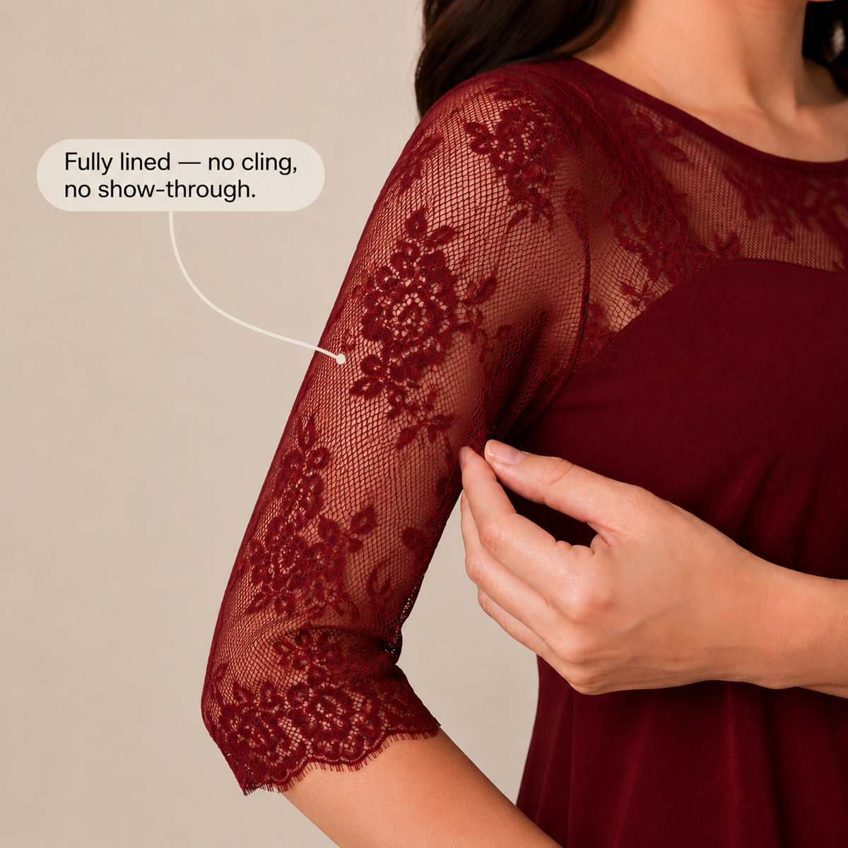 Vivienne | High-Low Lace Dress