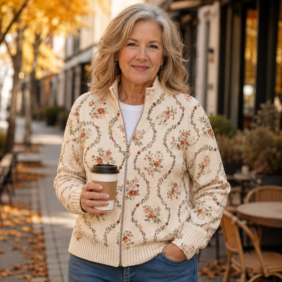 Persephone | Floral Vine Cardigan