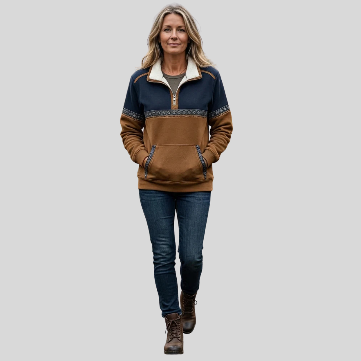 Esme | Sherpa Collar Pullover