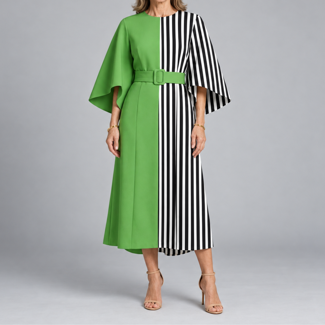 Bronwyn | Statement Print Midi Dress