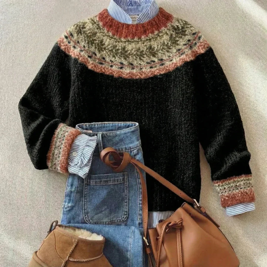 Ylva | Nordic Yoke Sweater