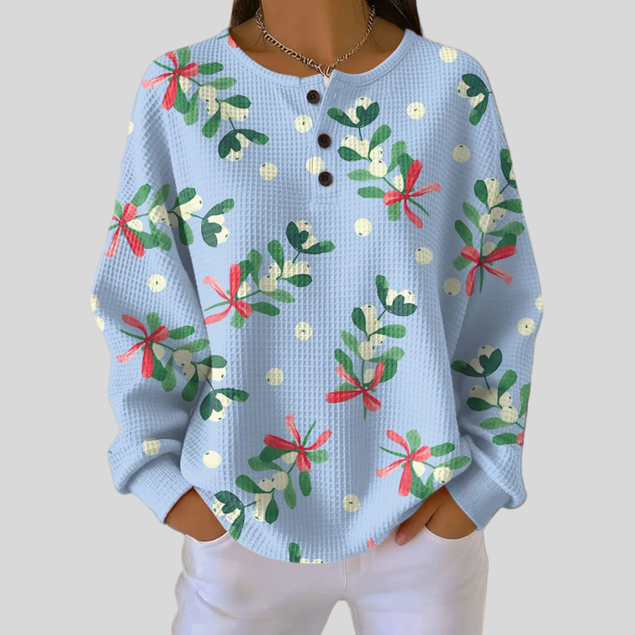 Marlow | Mistletoe Print Sweatshirt