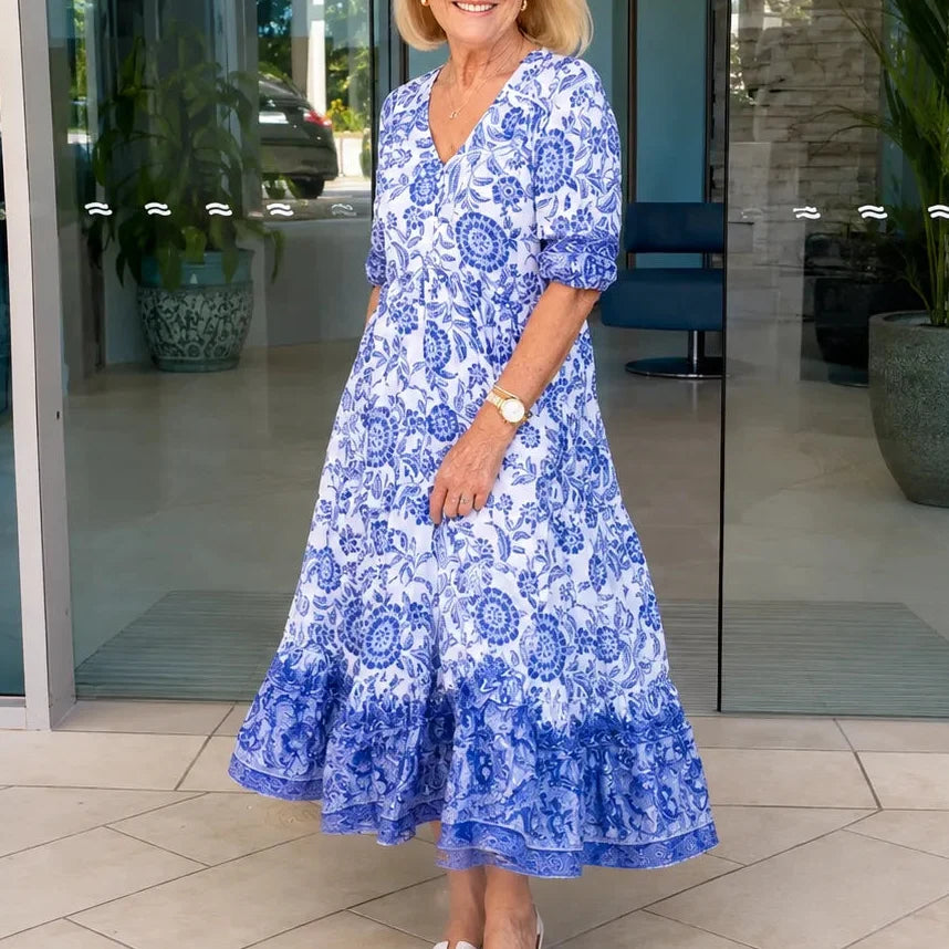 Florenza | Floral Tiered Midi Dress