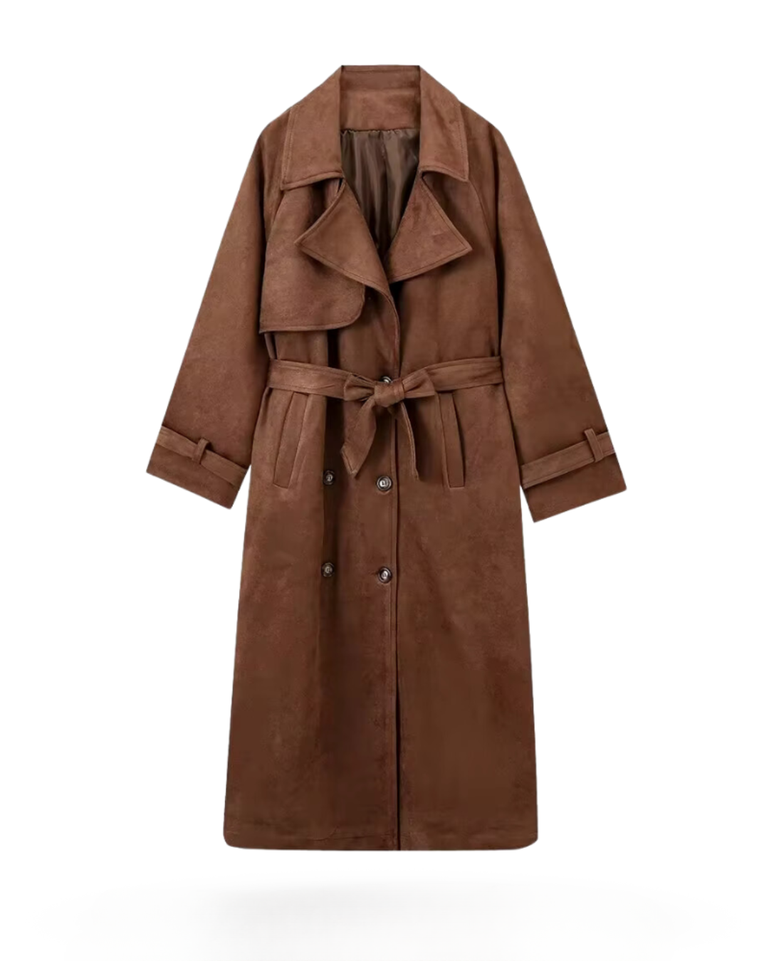 Vivian | Suede Trench Coat