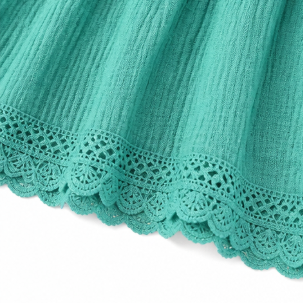 Sundara | Tiered Lace Midi Dress