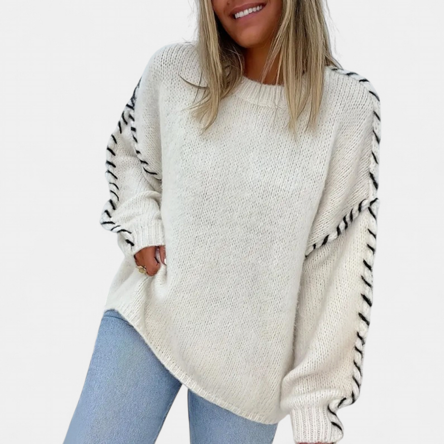 Xanadu | Round-Neck Knit Sweater