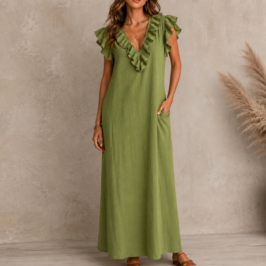 Florenza | Ruffled Maxi Dress