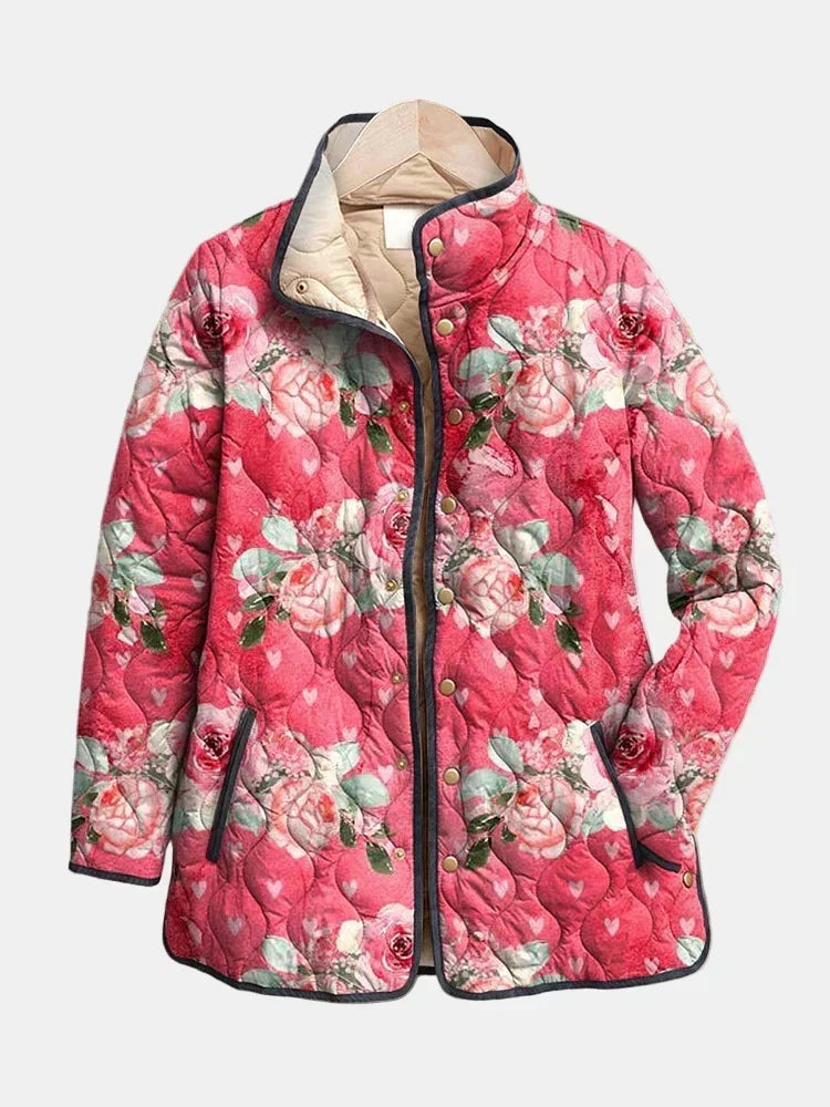 Freya | Floral Quilted Jacket