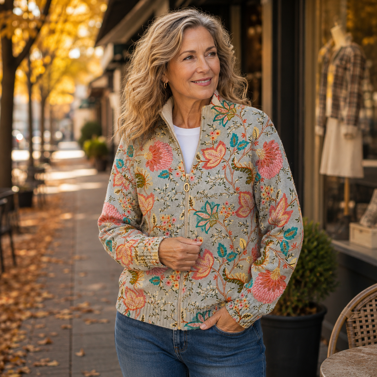 Xanthe | Floral Print Cardigan