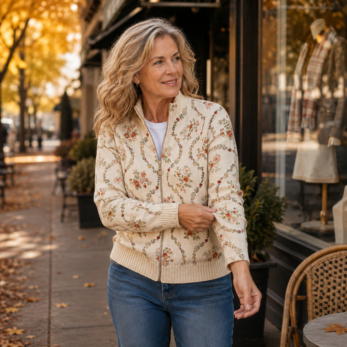 Persephone | Floral Vine Cardigan