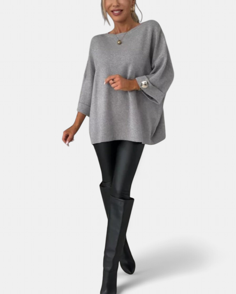 Lottie | Buttoned Knit Pullover