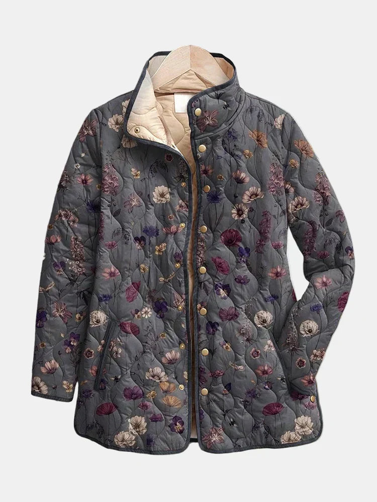 Niva | Vintage Floral Quilted Jacket