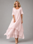 Liora™ - Flowing Grace Maxi Dress