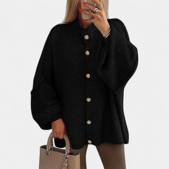 Olivia | Chunky Button Cardigan