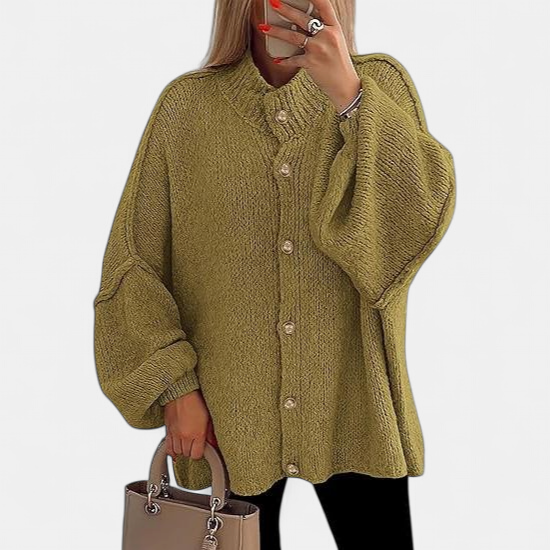 Olivia | Chunky Button Cardigan
