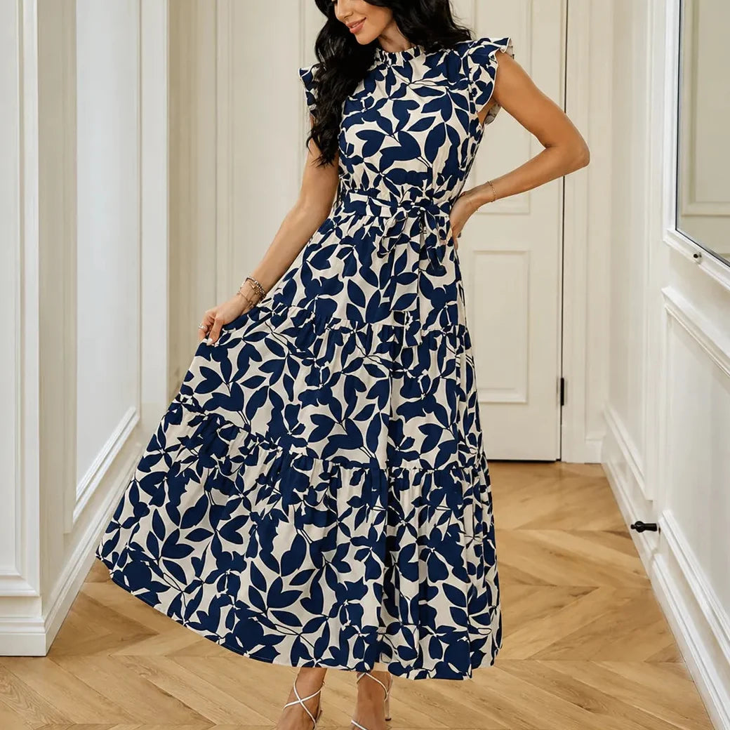 Willow | Flutter Sleeve Midi Dress