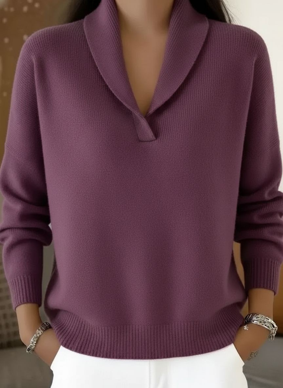 Antonine | Shawl Collar Sweater