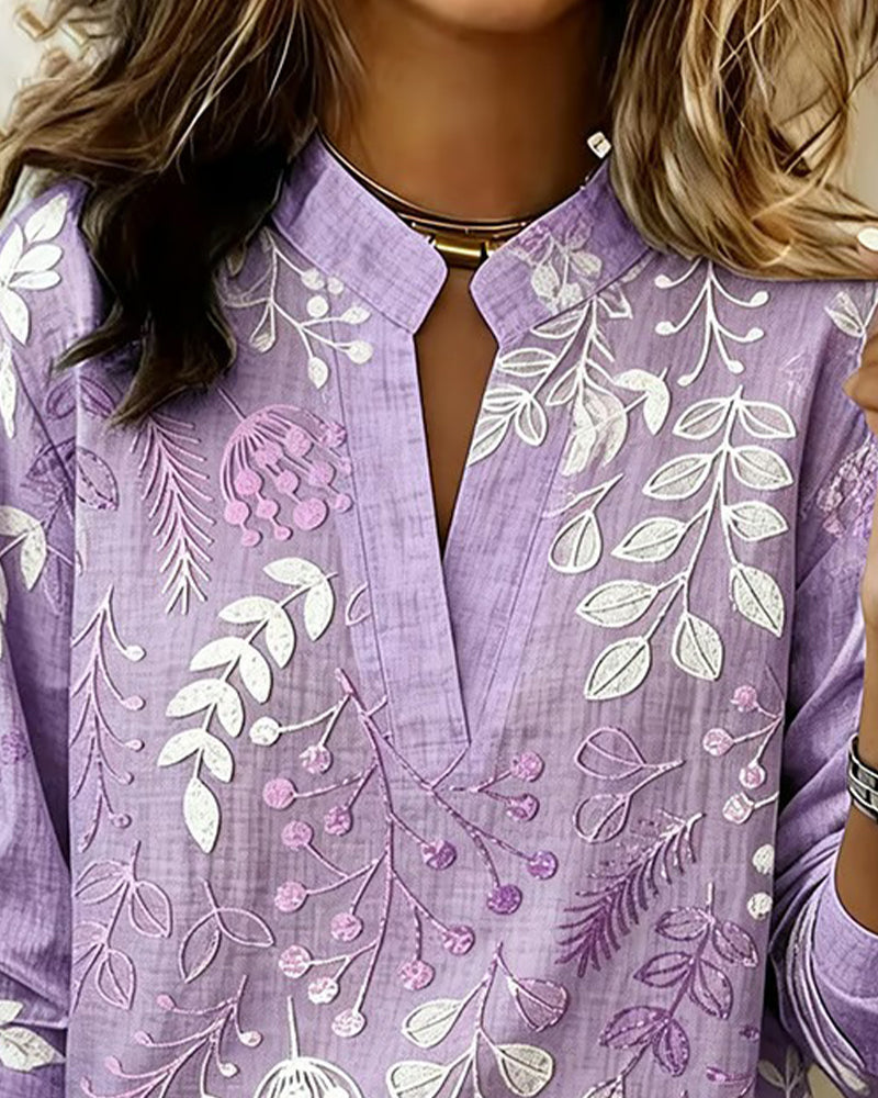 Brielle | Floral V-Neck Blouse