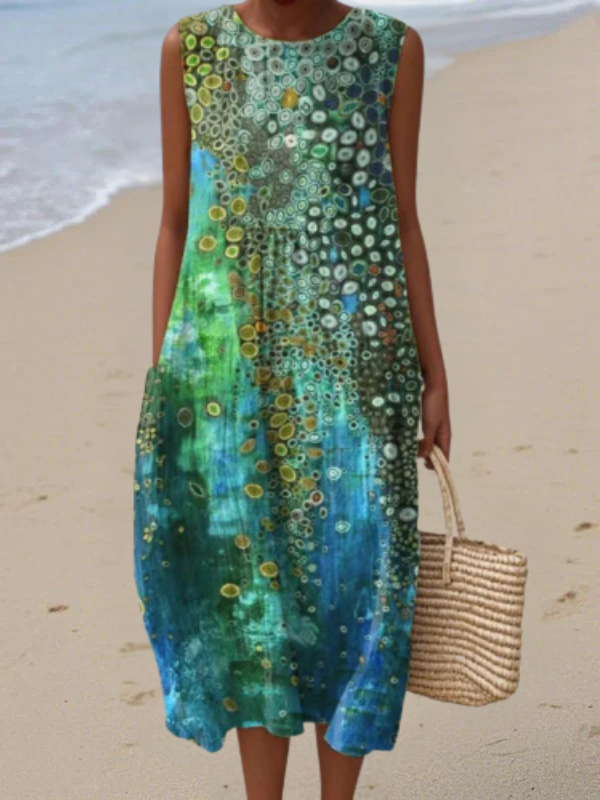 Reef | Coral Midi Dress