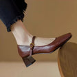 Bella - Genuine Leather Heels
