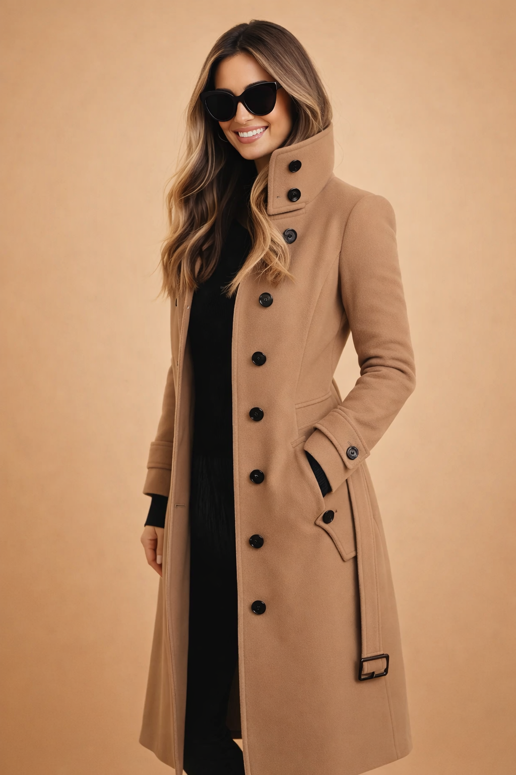 Amelia | Double-Breasted Wool Coat