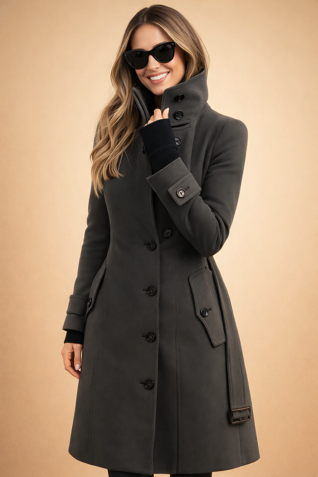Amelia | Double-Breasted Wool Coat