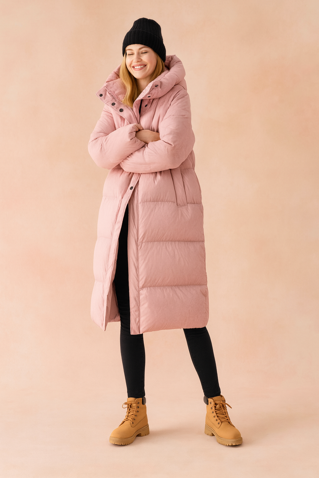Eleanor | Long Hooded Puffer Jacket